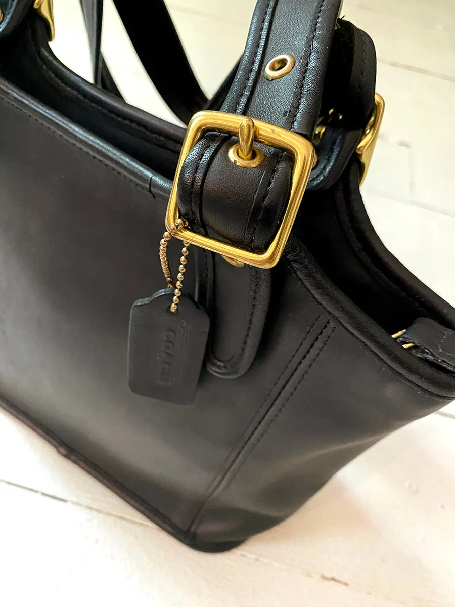 1980's Coach Legacy Slim Shopper Bucket Bag