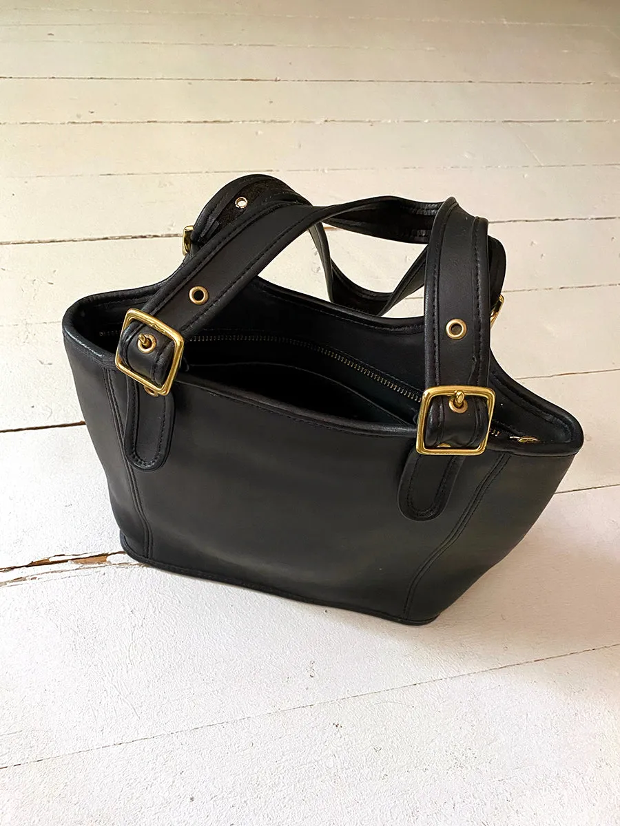 1980's Coach Legacy Slim Shopper Bucket Bag