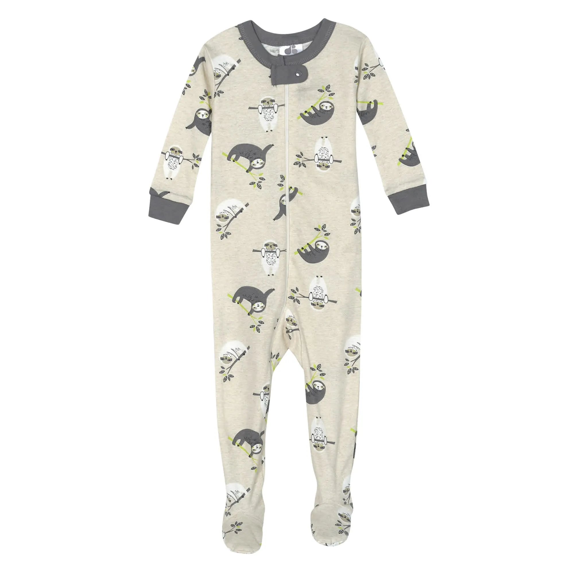 2-Pack Baby Boys' "Zzzzz" & Sloth Organic Sleep 'n Play