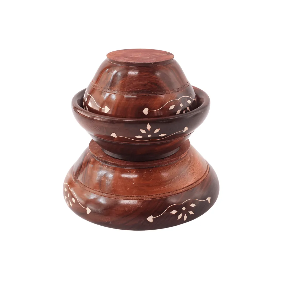 3 Pieces Wooden Bowl Set