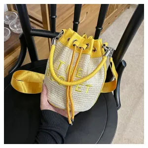 AAA Quality The Womens Bucket Bag with Long Strap (yellow)