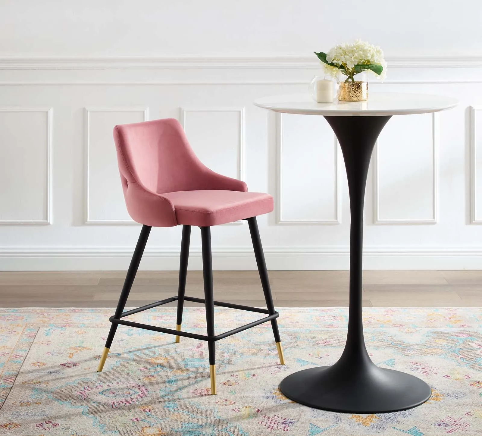 Adorn Performance Velvet Counter Stool by Modway