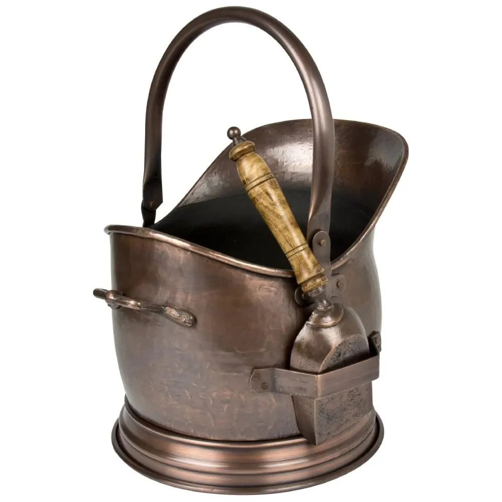 Antique Copper Coal Bucket