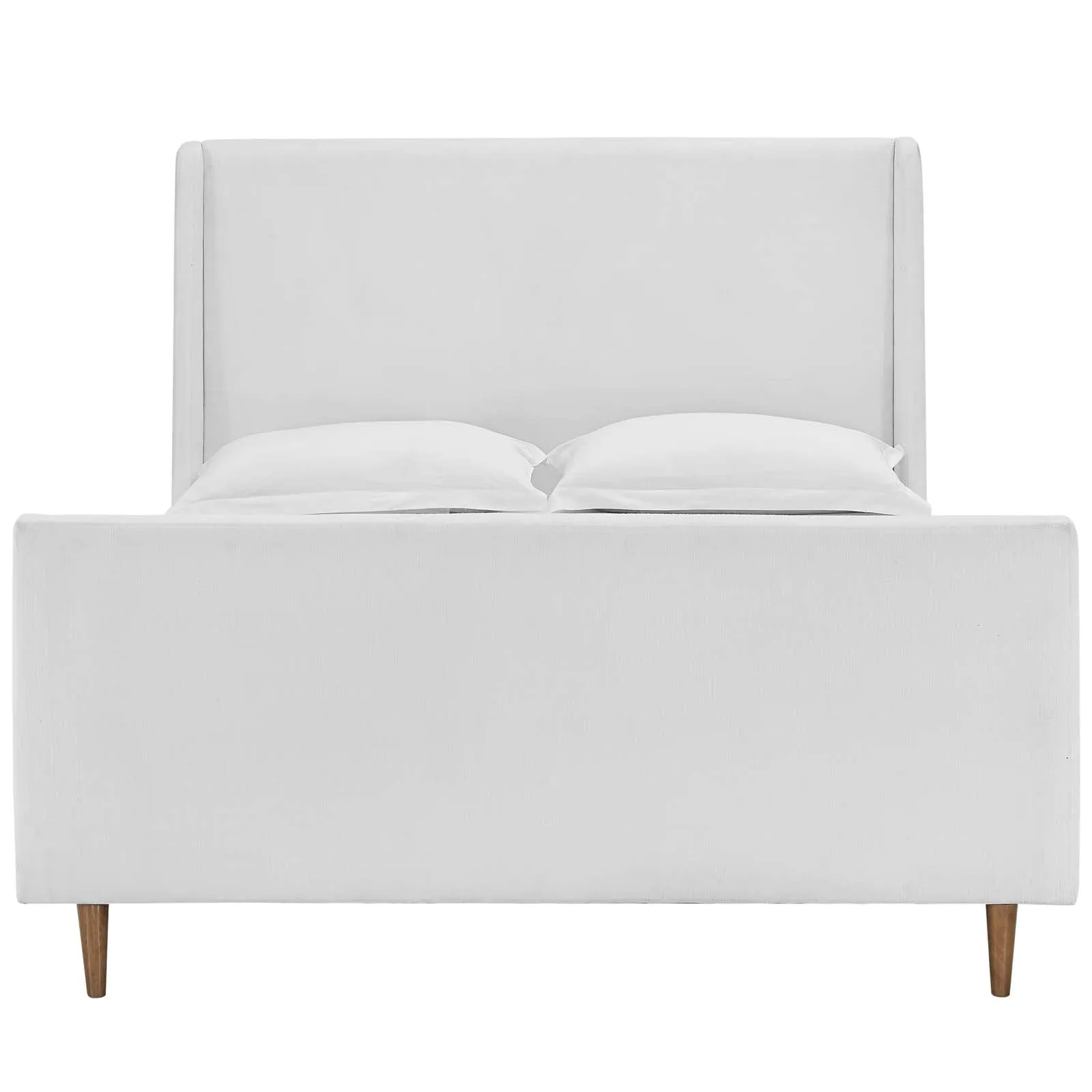 Aubree Upholstered Fabric Sleigh Platform Bed by Modway