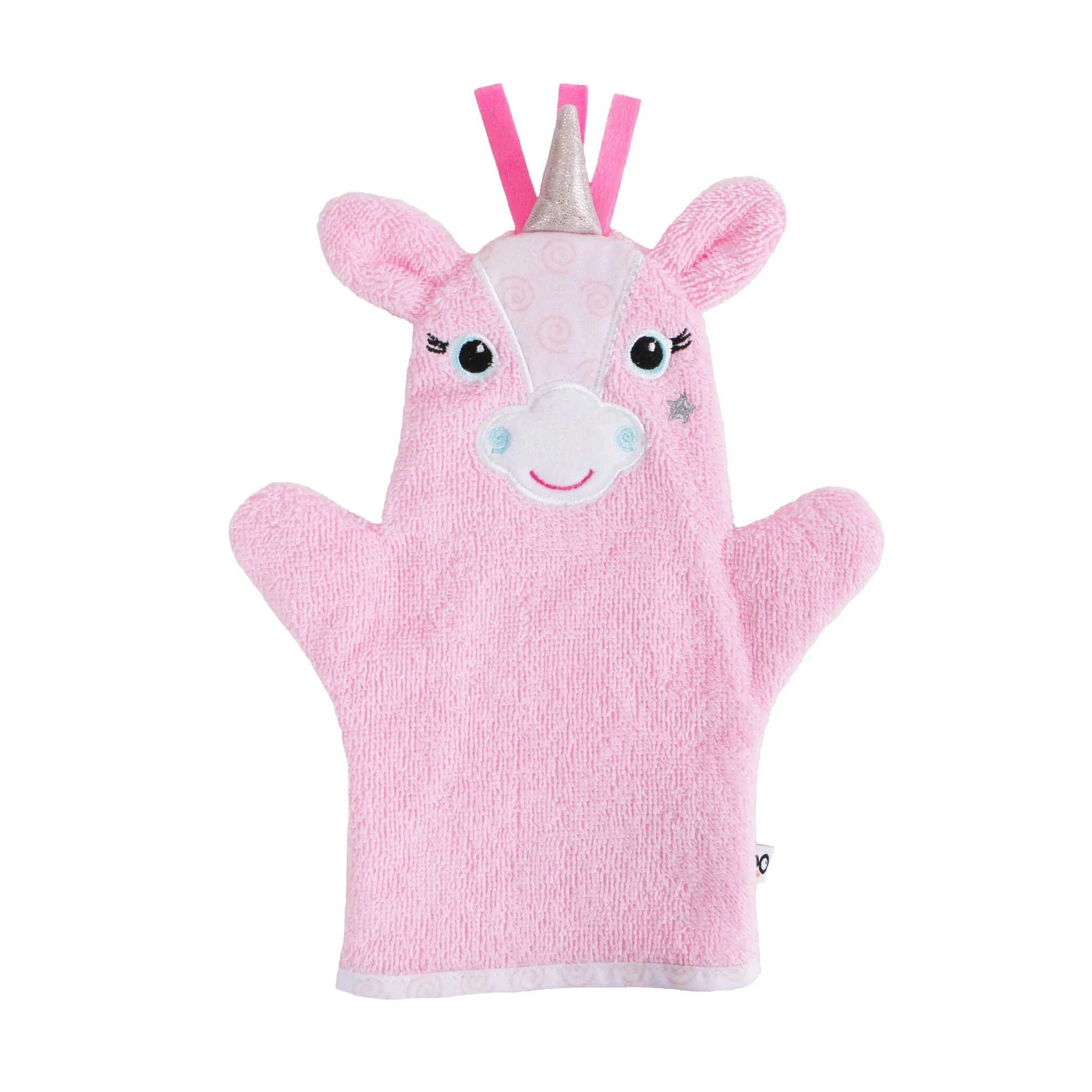 Baby Plush Terry Bath Mitt - Allie Alicorn