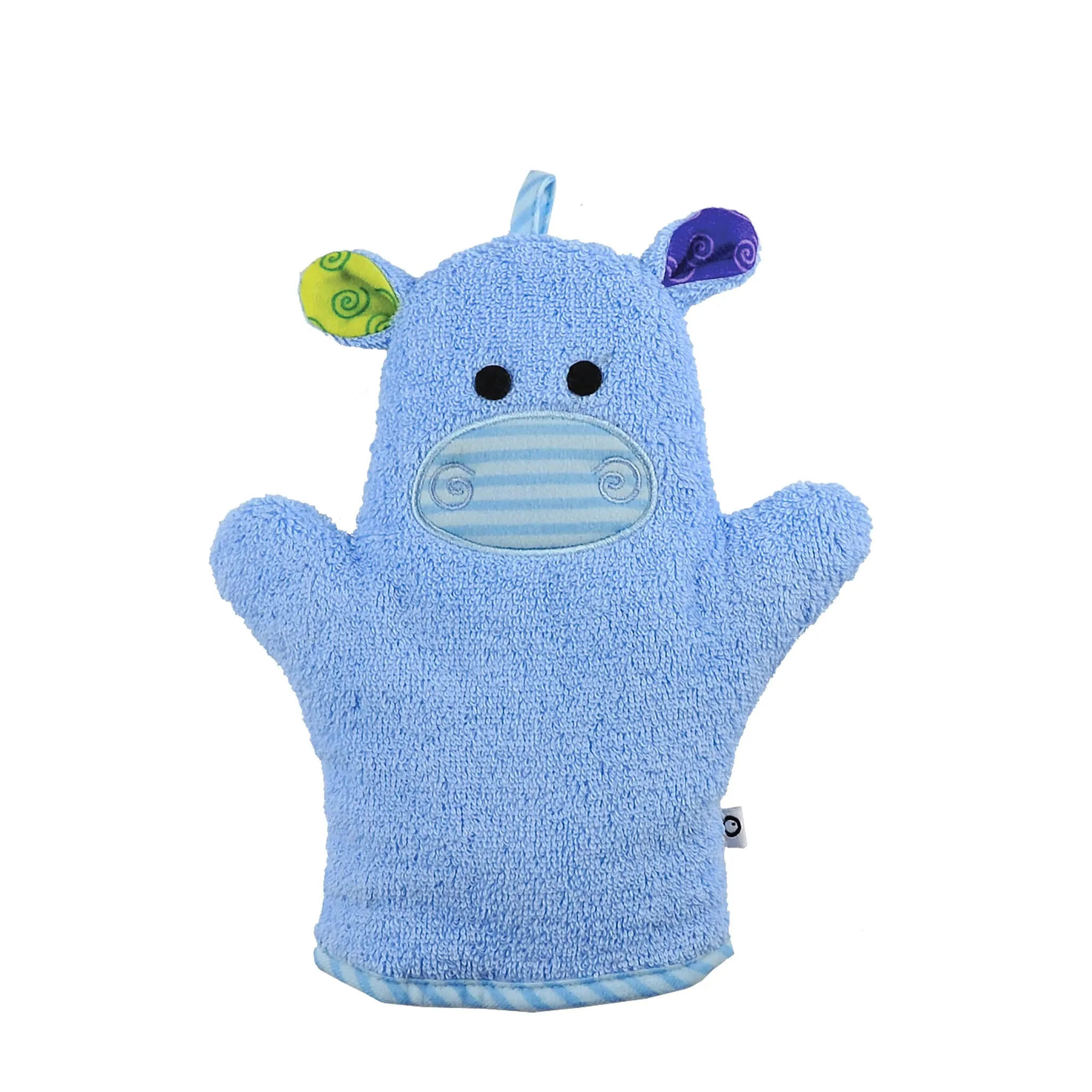 Baby Snow Terry Bath Mitt - Henry the Hippo