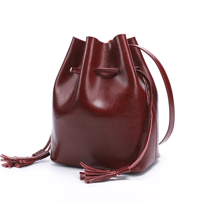 Bags For Women, Womens Leather Bag, Leather Crossbody Bag Women Handmade, Bucket Bag Handbag