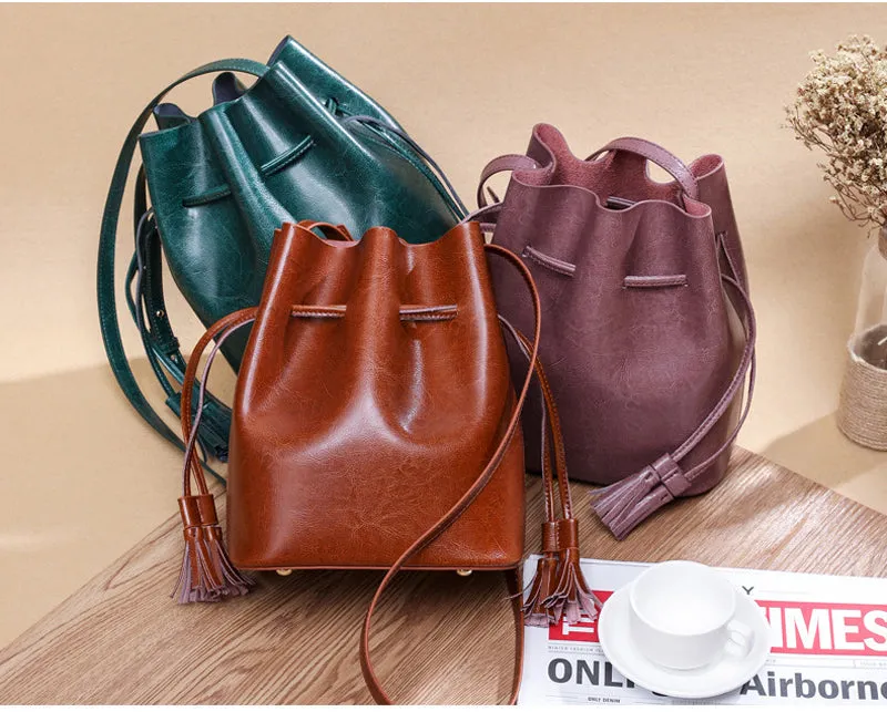 Bags For Women, Womens Leather Bag, Leather Crossbody Bag Women Handmade, Bucket Bag Handbag