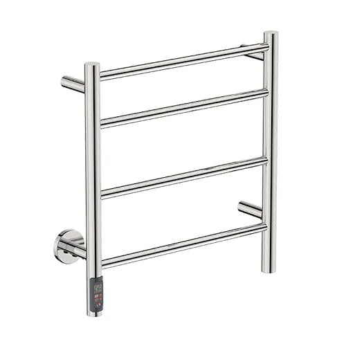 Bathroom Butler Natural 4 Bar Straight TDC Heated Towel Rail 500mm