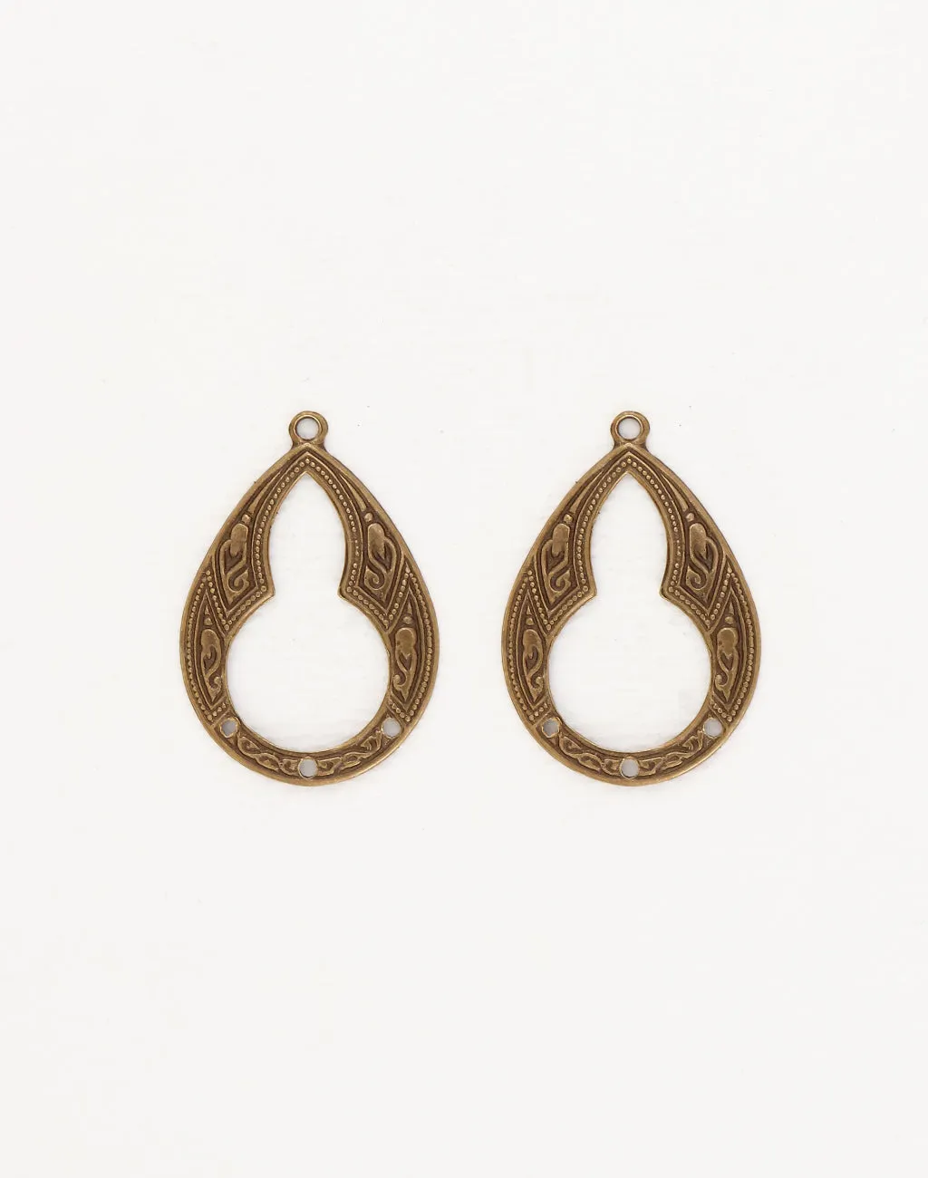 Bohemian Teardrop, 30x21mm, (2pcs)