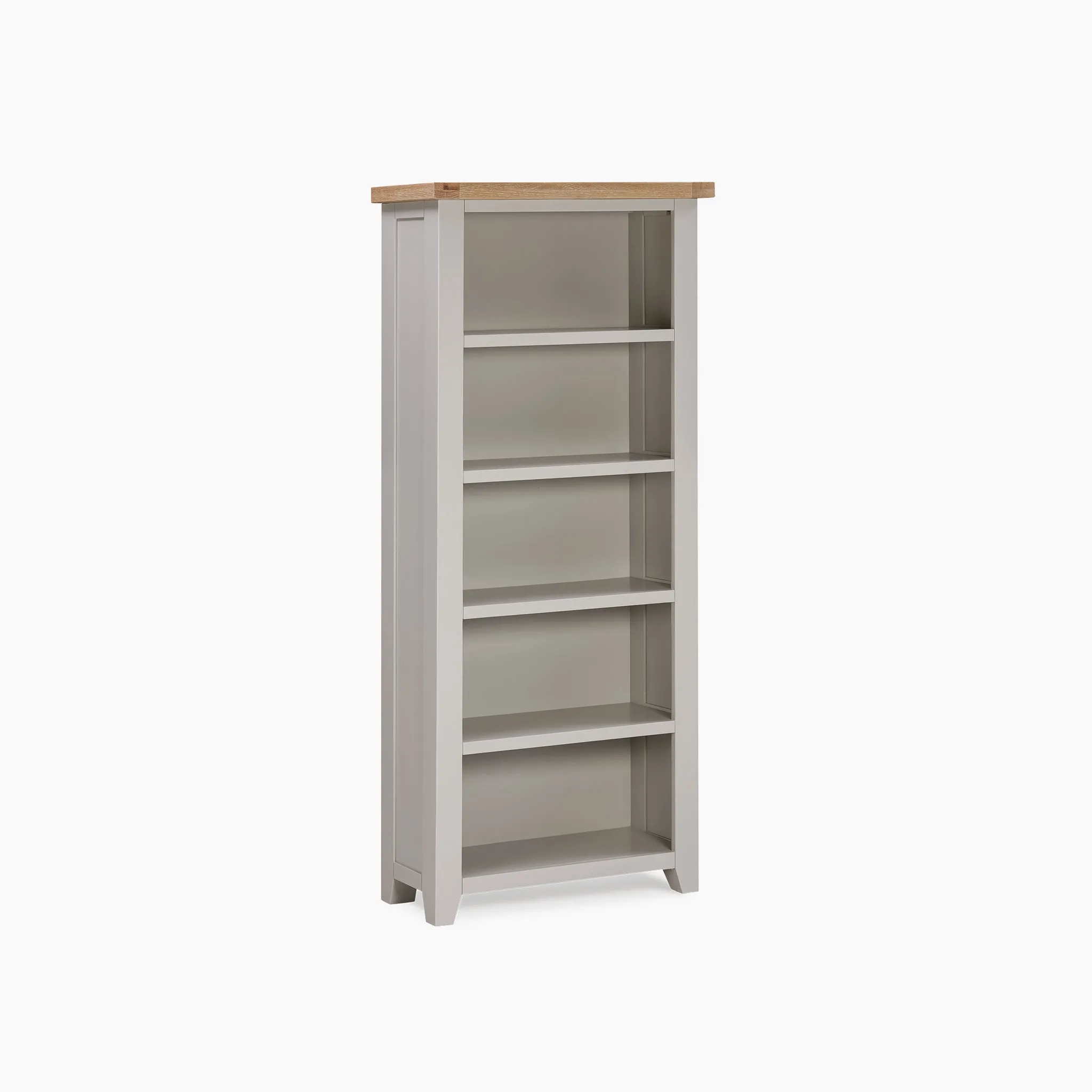 Burford Large Bookcase in Pebble Grey