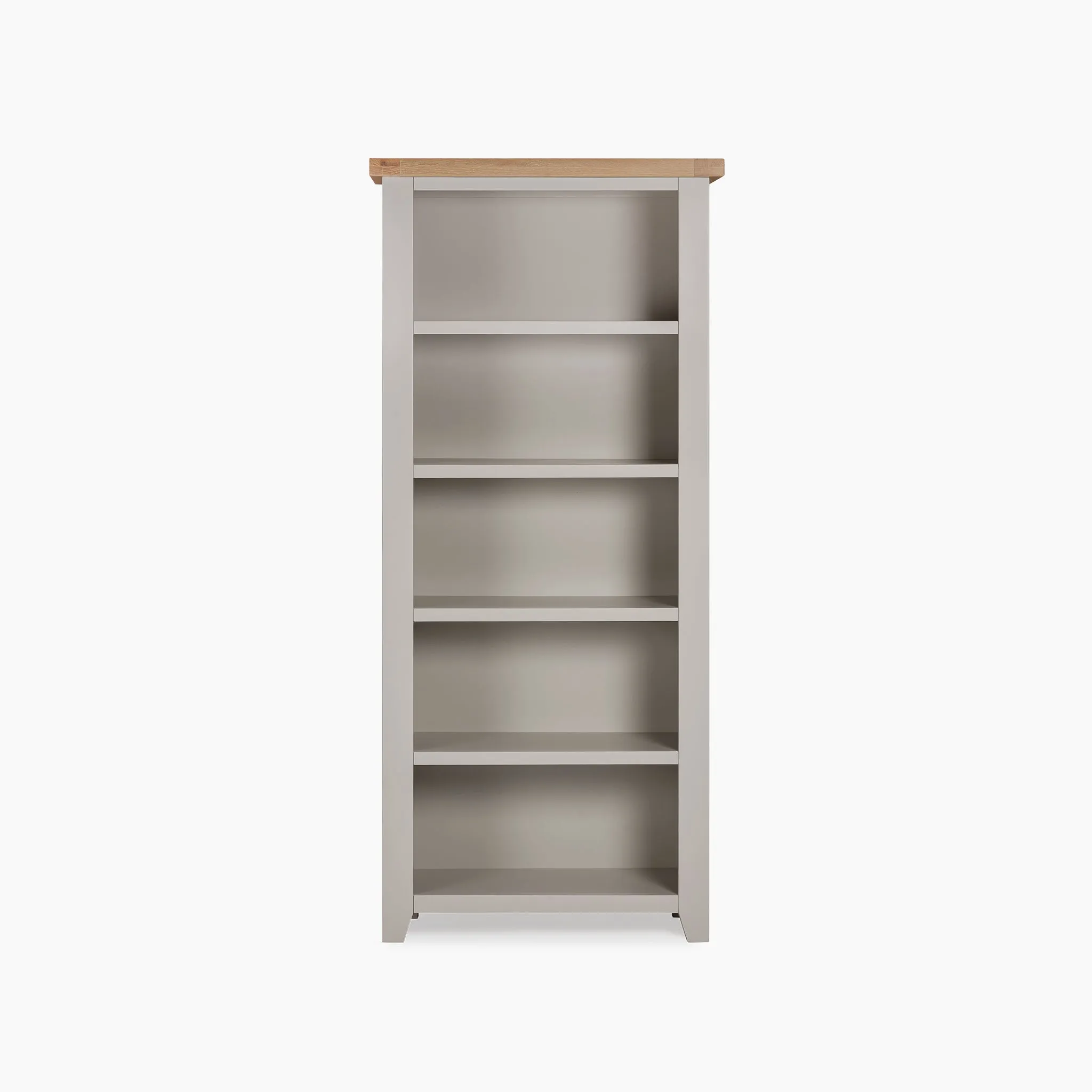 Burford Large Bookcase in Pebble Grey