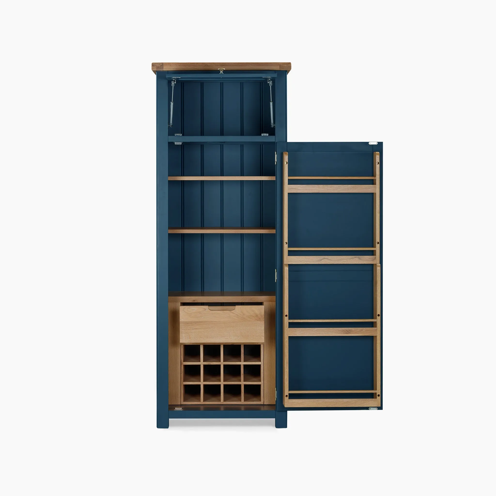 Burford Single Larder Unit in Navy Blue