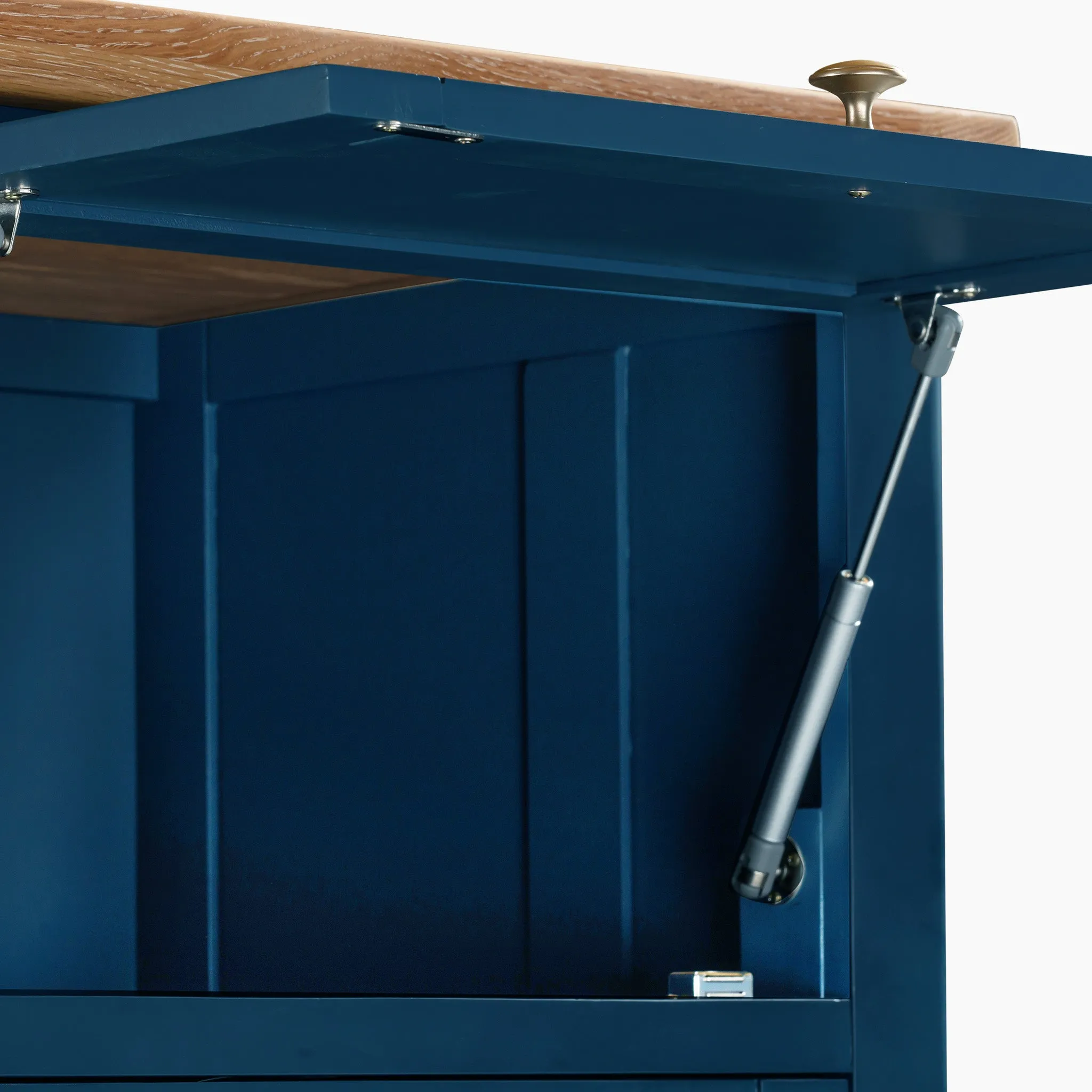 Burford Single Larder Unit in Navy Blue