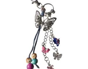 Butterfly Handmade Key Ring / Bag Charm