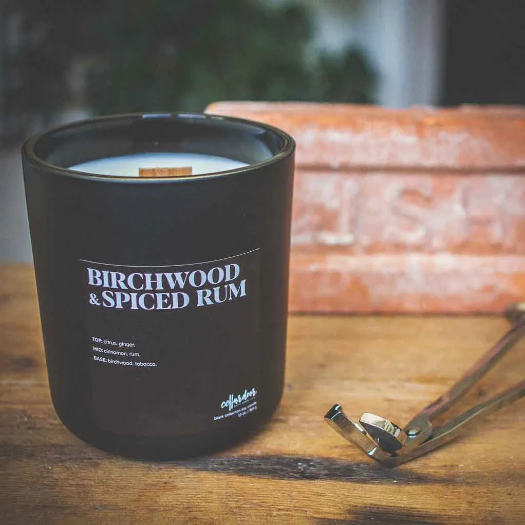 Cellar Door Bath Supply- 13 oz Wood Wick Soy Candle