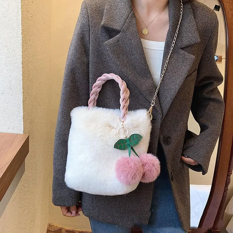 Chain Diagonal Bucket Bag Portable Fashion