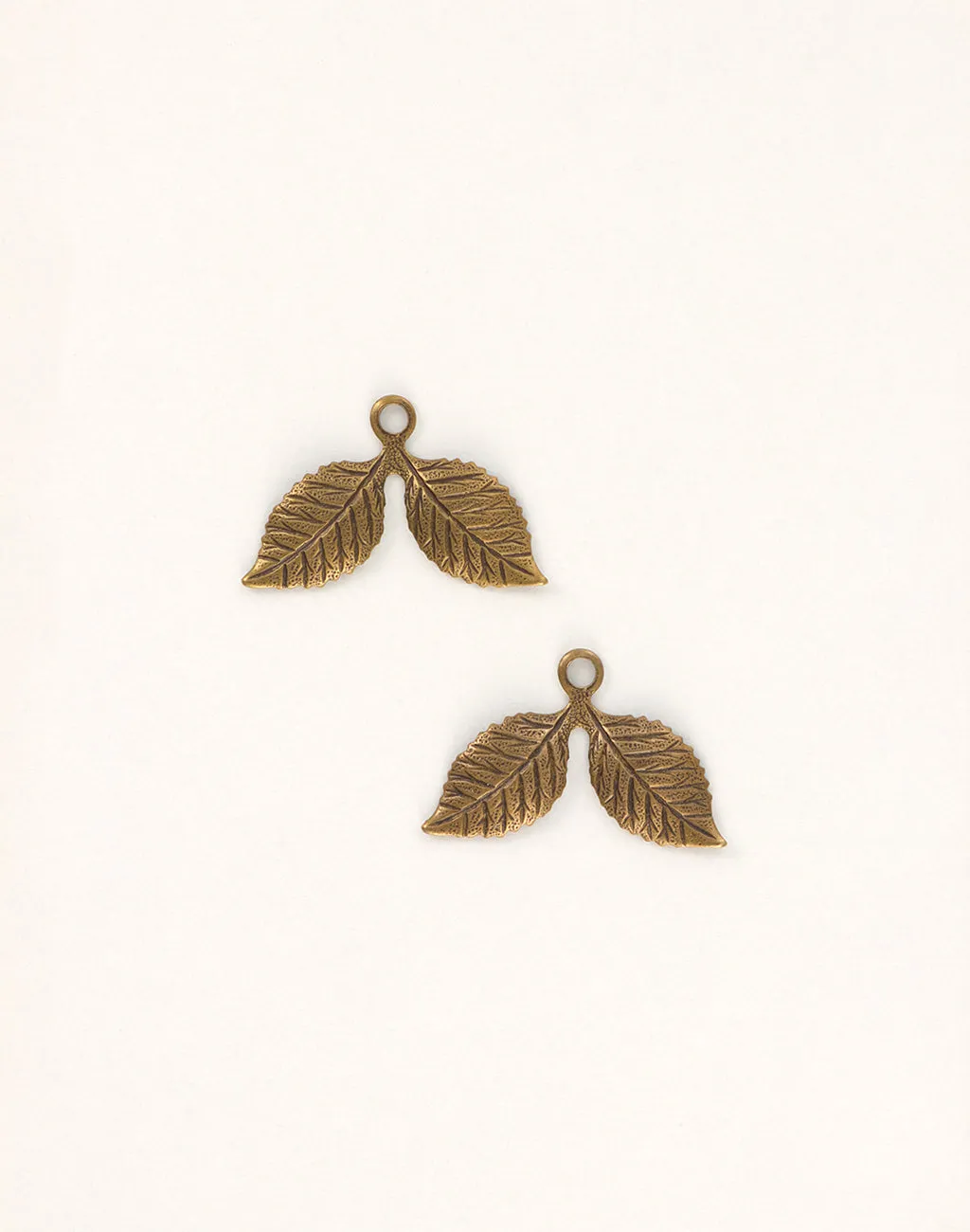 Cherry Leaf, 17x26mm, (2pcs)