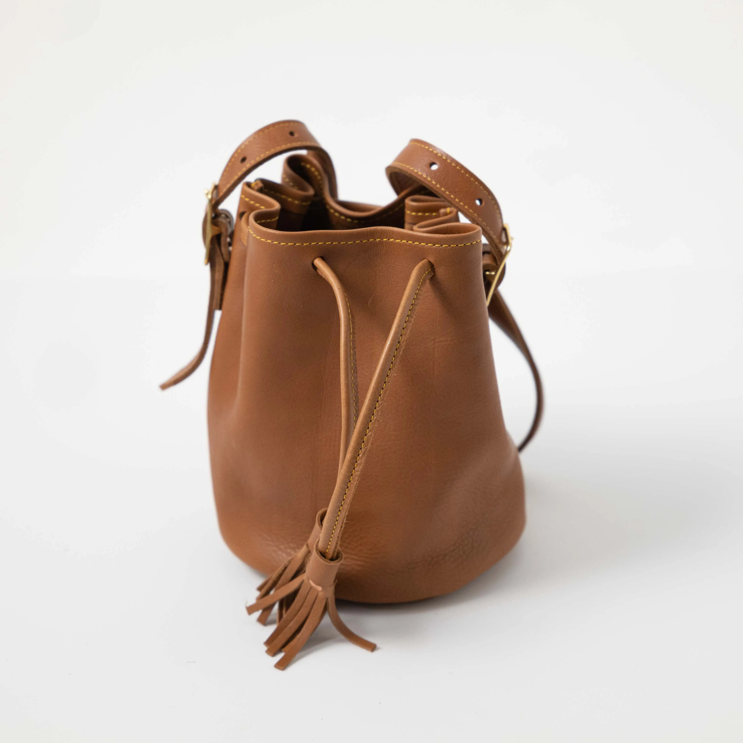 Cognac Cypress Bucket Bag