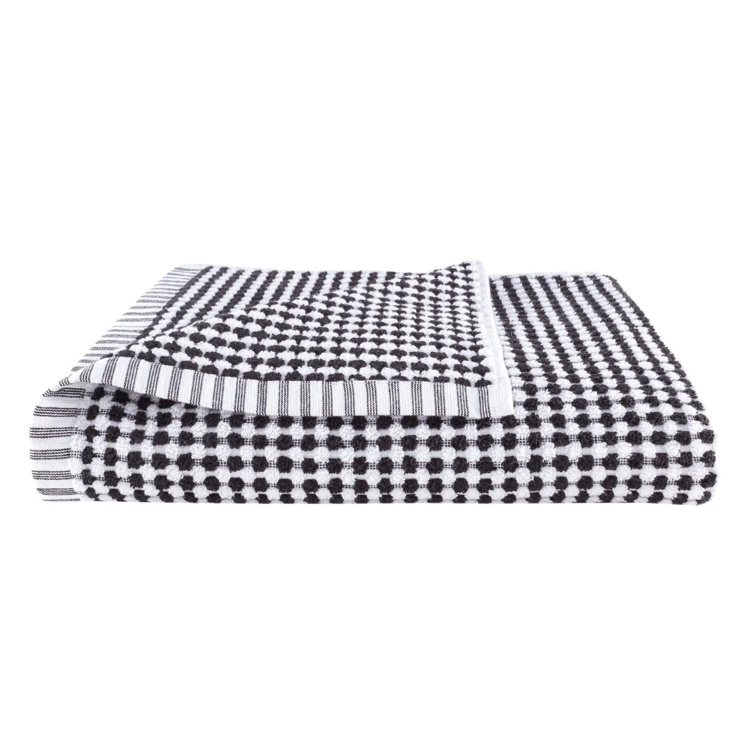 Dash & Albert Ceylon Black & White Towels