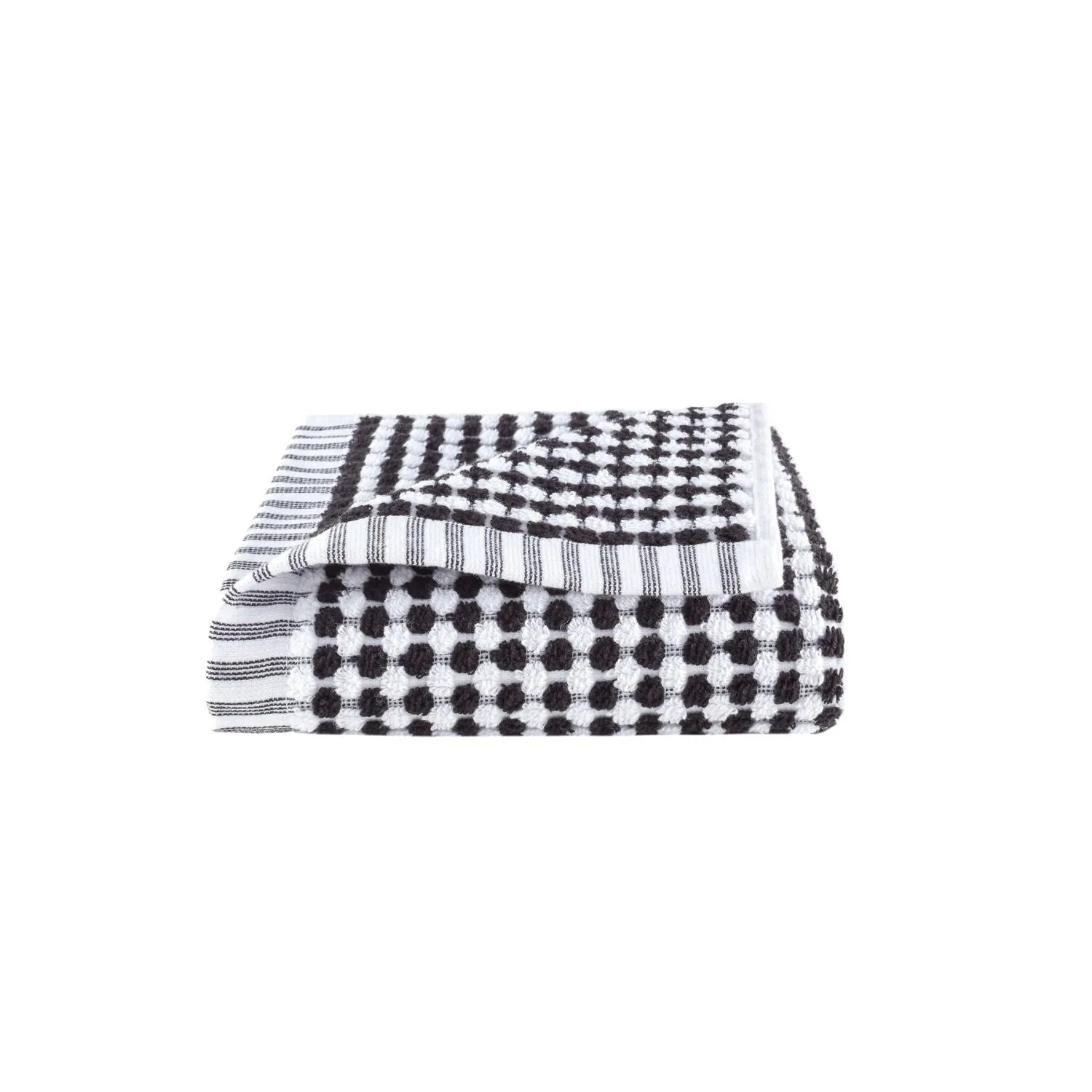 Dash & Albert Ceylon Black & White Towels