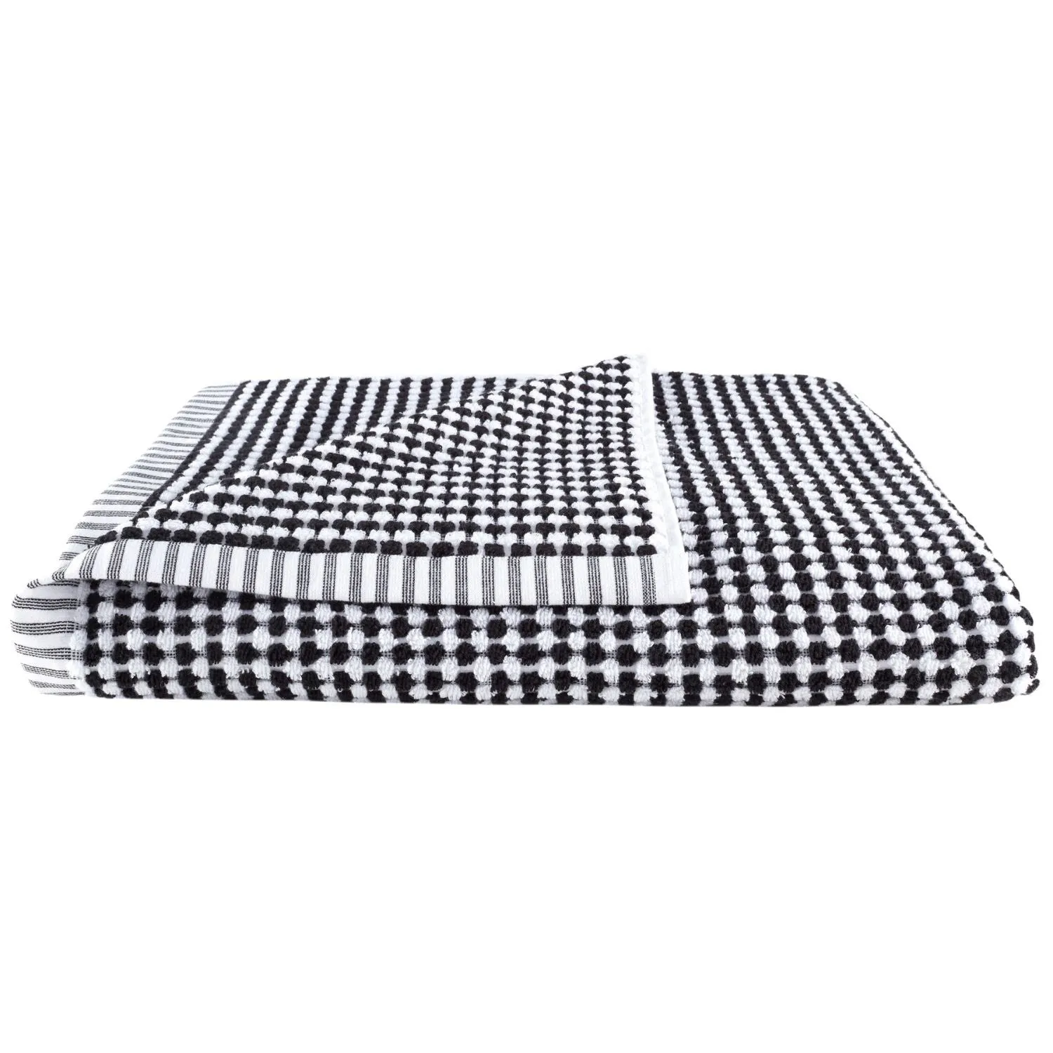 Dash & Albert Ceylon Black & White Towels