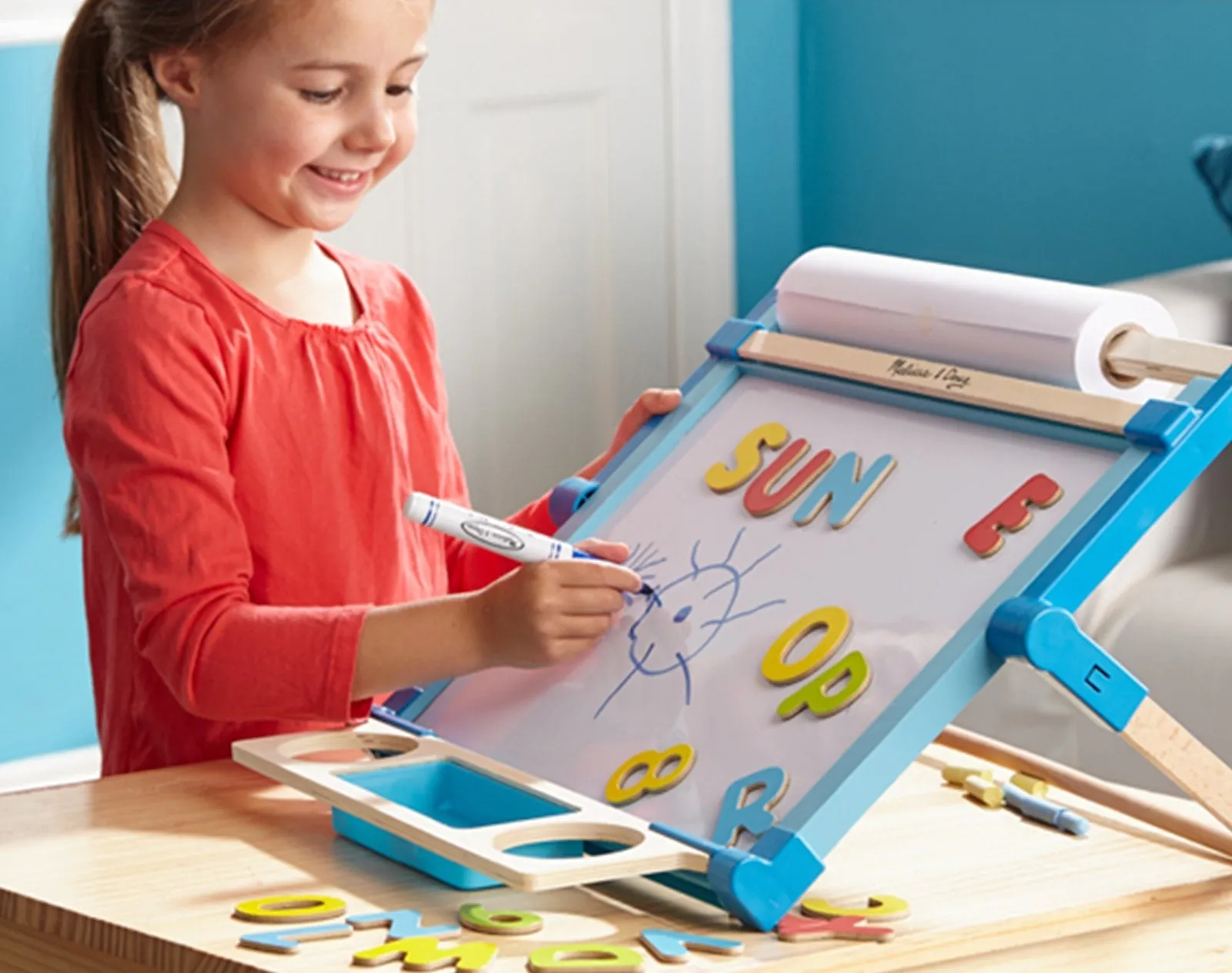 Double-Sided Tabletop Easel