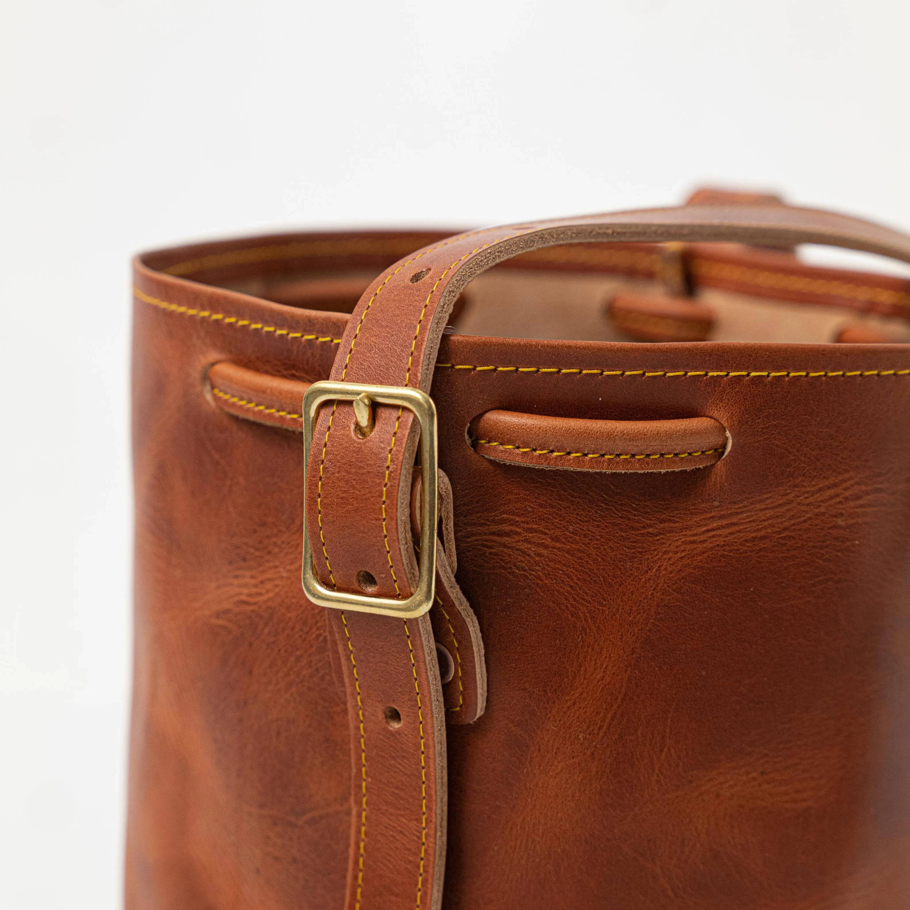 English Tan Dublin Bucket Bag