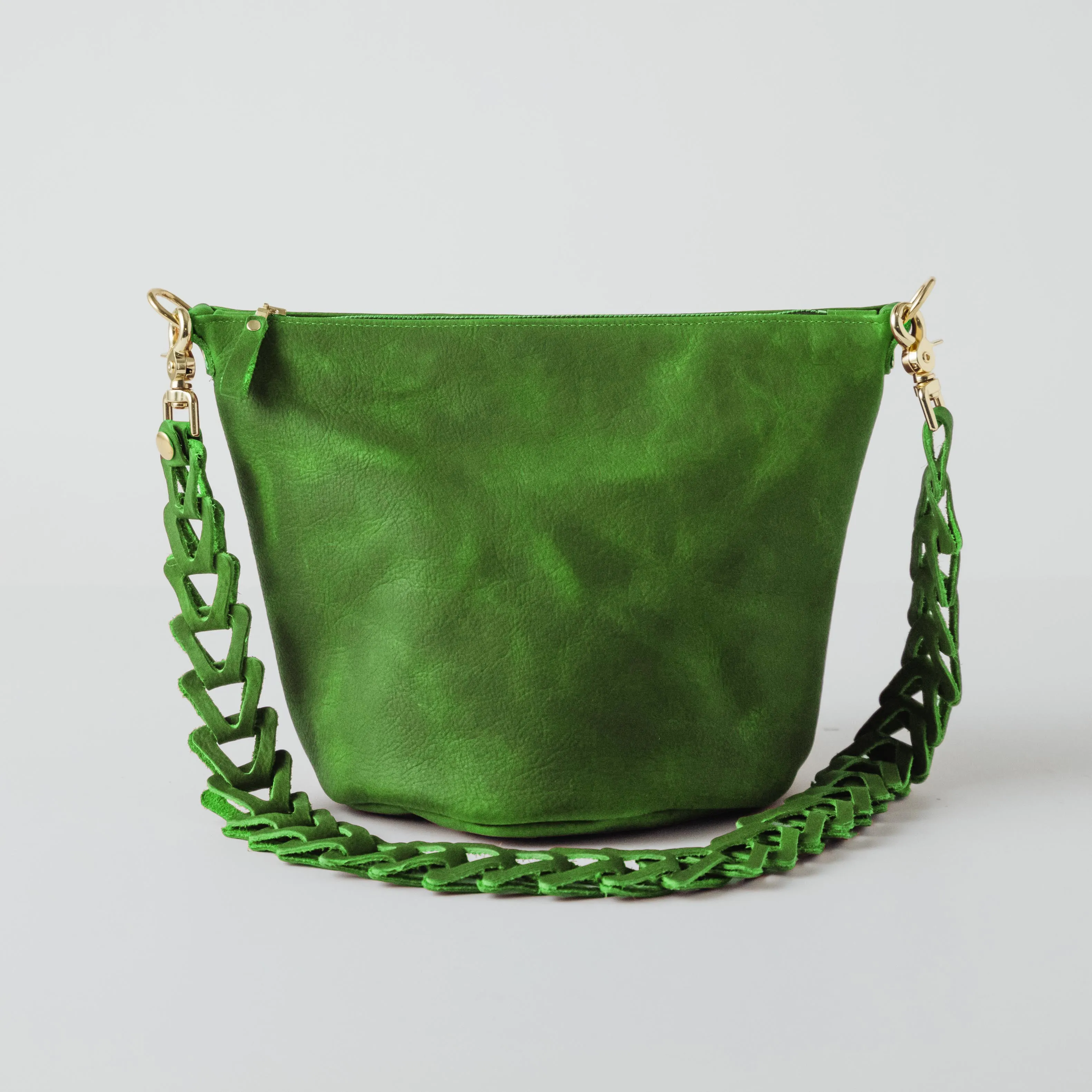 Fern Kodiak Zip-Top Bucket Bag