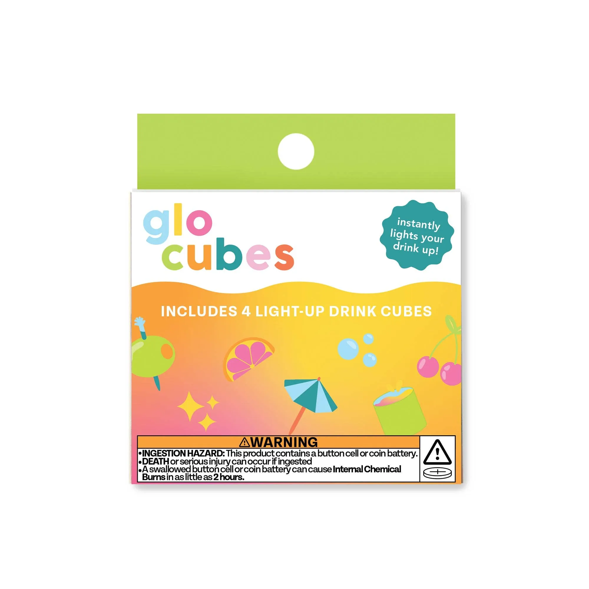 Glo Cubes Multicolored 4-Pack