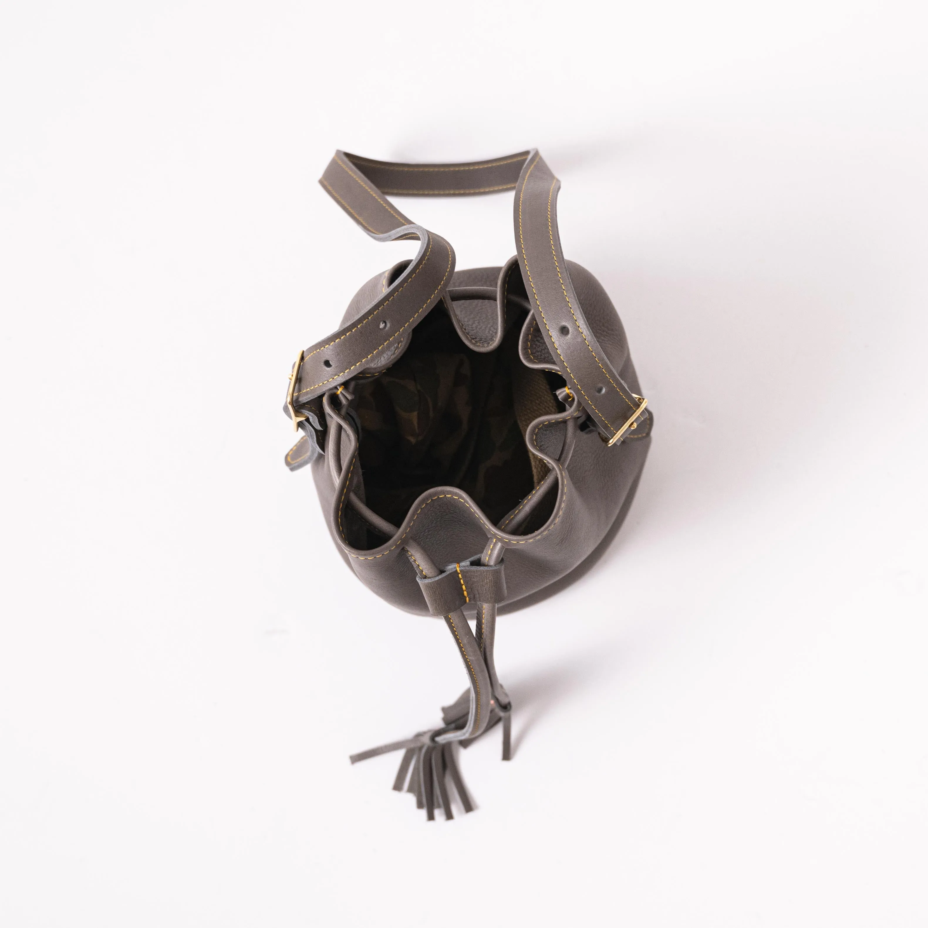 Grey Cypress Bucket Bag