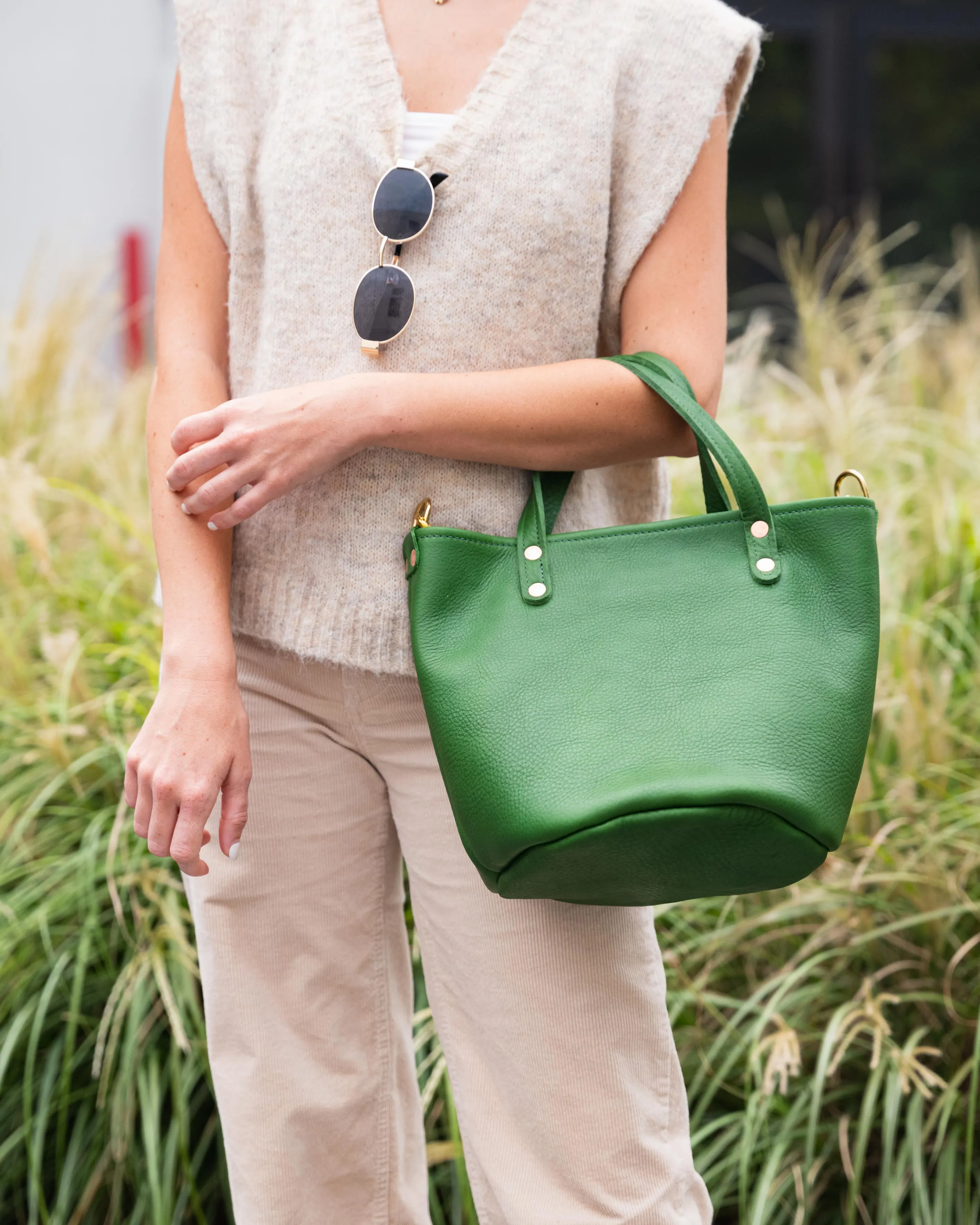 Grey Cypress Bucket Tote