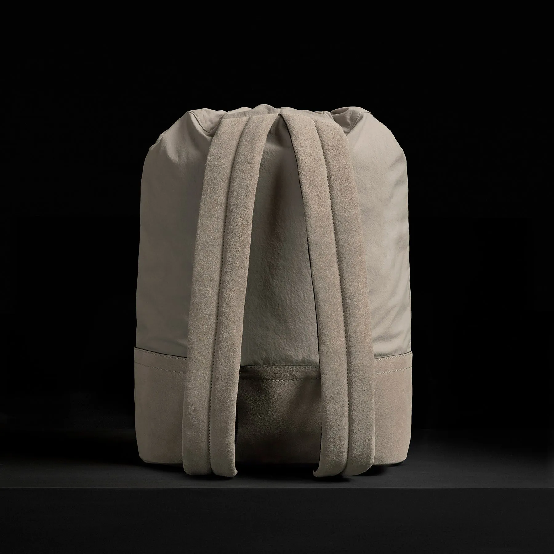 LA Drawstring Bucket Backpack - Sand