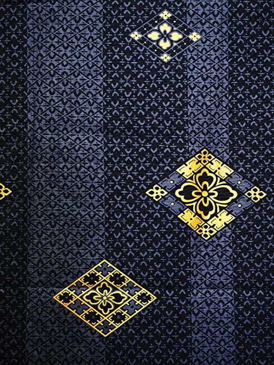 Men's Yukata: Gold Diamond