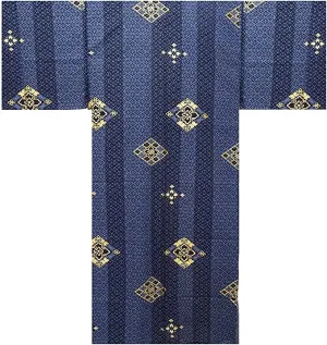 Men's Yukata: Gold Diamond