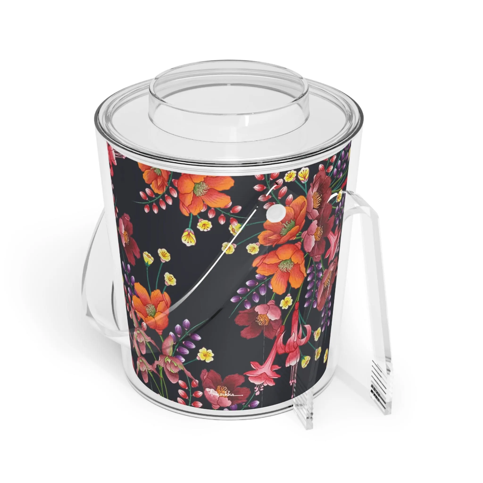 Moonlit Meadow Ice Bucket with Tongs