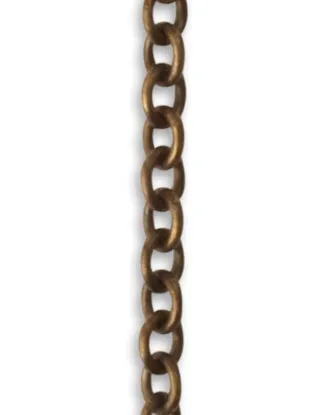 Petite Oval Chain, 3.7x4.4mm, (1ft)