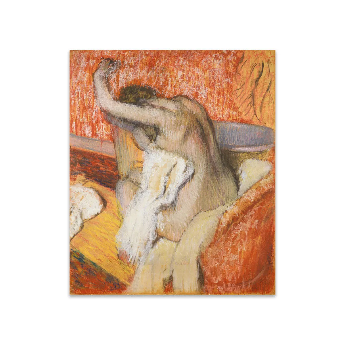 Print Board Edgar Degas, After the Bath