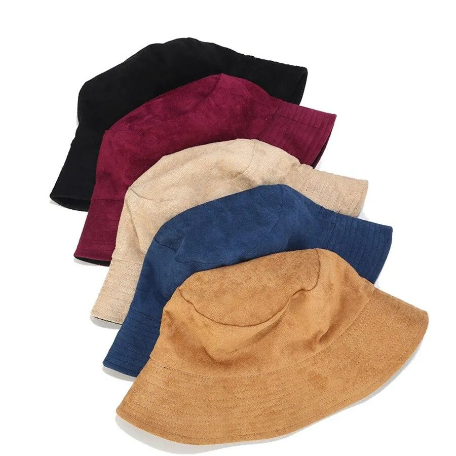 Suede Bucket Hat