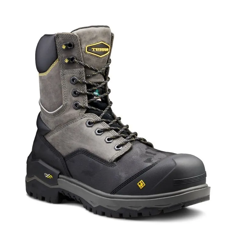 Terra Gantry Men's 8" Composite Toe Work Safety CSA Boot TR0A4NRQGYX - GREY