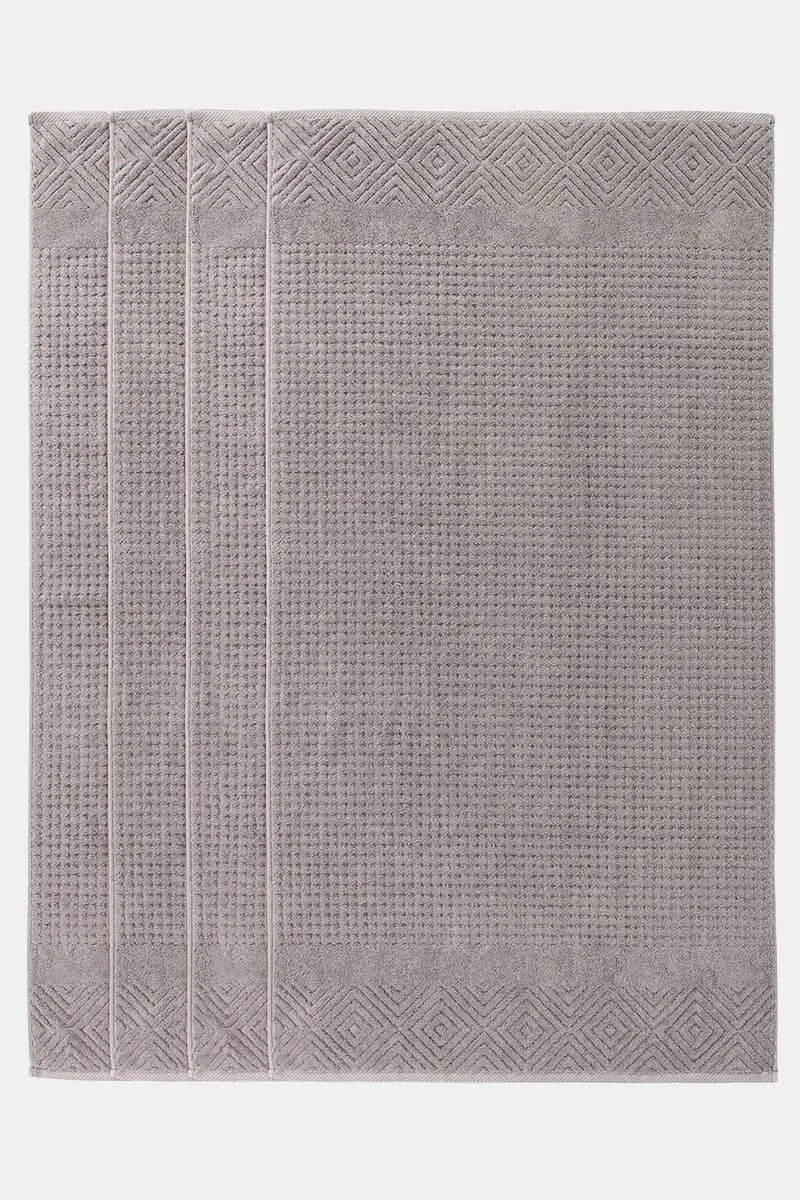 Texere 100% Organic Cotton Diamond Jacquard Towel Set