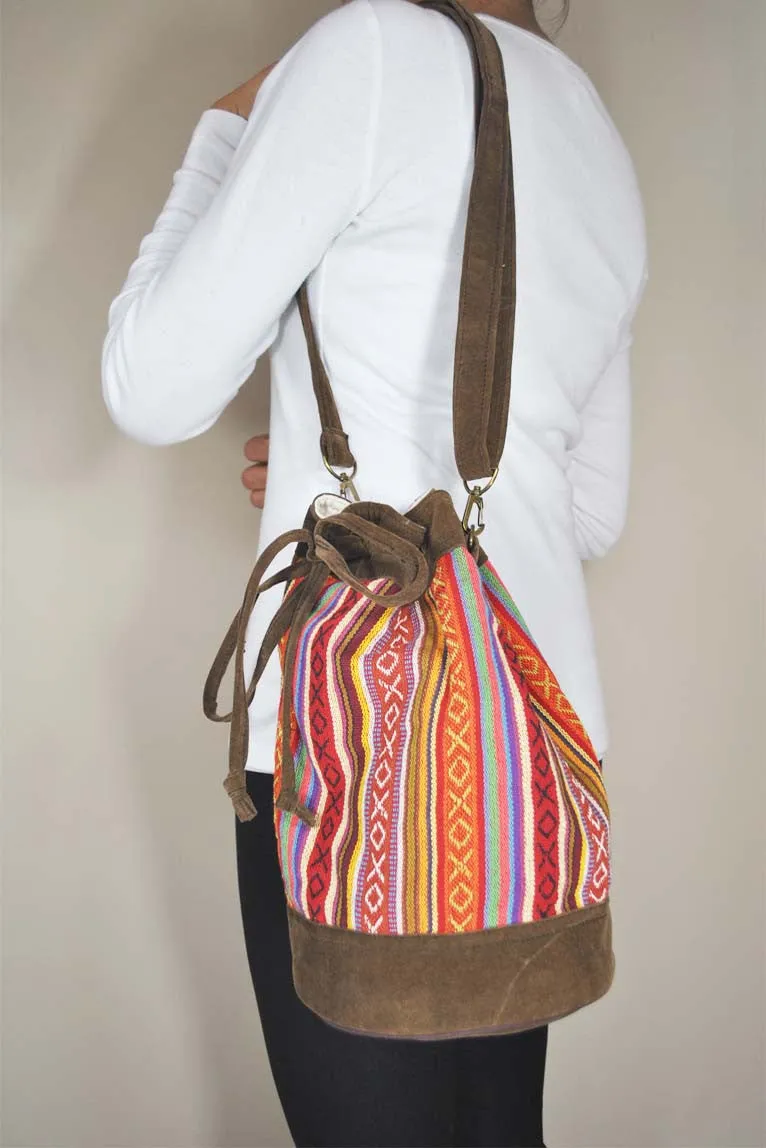 Vesper Sling Crossbody Drawstring Bag