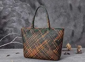 Women Real Leather Handmade Handbag