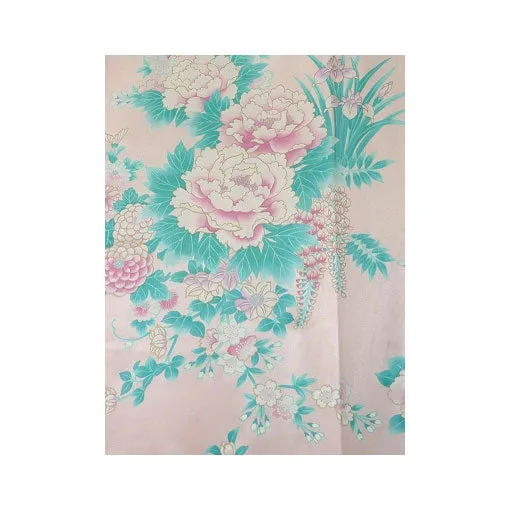 Women's Kimono: Peony & Iris (Polyester)