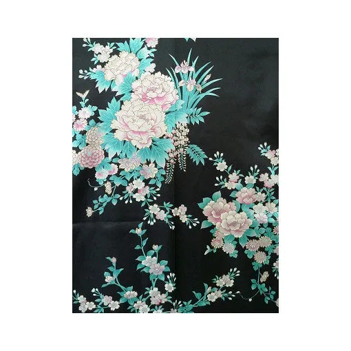 Women's Kimono: Peony & Iris (Polyester)