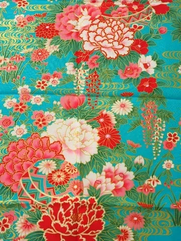 Women's Yukata: Ball with Peony