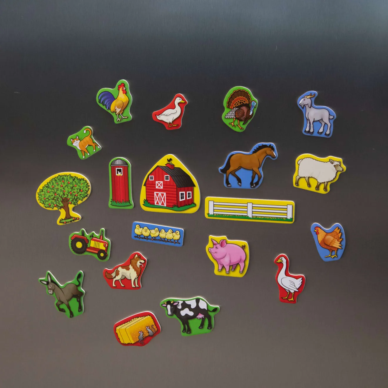 Wooden Farm Magnets