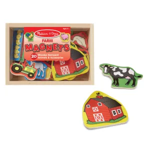 Wooden Farm Magnets