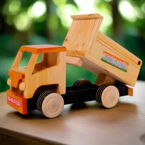 Wooden Tipper Truck for Kids 1 Year (Random colours will be send)